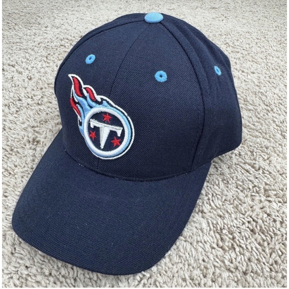 Tennessee Titans Hat Reebok Navy Core Classic 3D Logo StrapBack Vtg 2000 Cap NWT